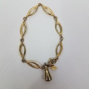 Sarah Coventry Bracelet Gold Tone Chain‎ …